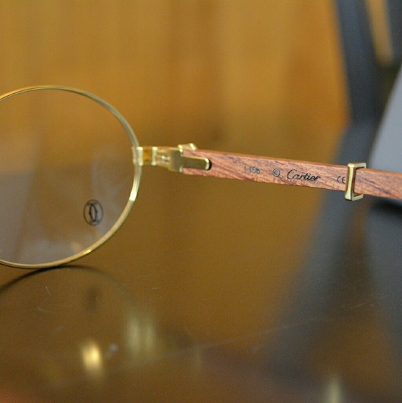 Cartier Accessories Vintage Cartier Wood Eyeglasses Poshmark