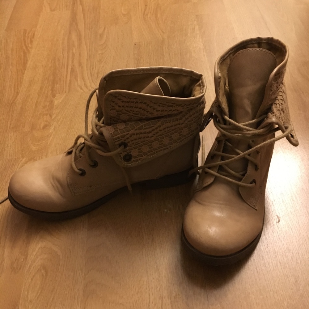Rock and candy combat boots