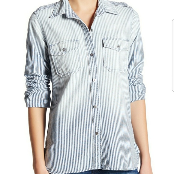 current elliott denim shirt