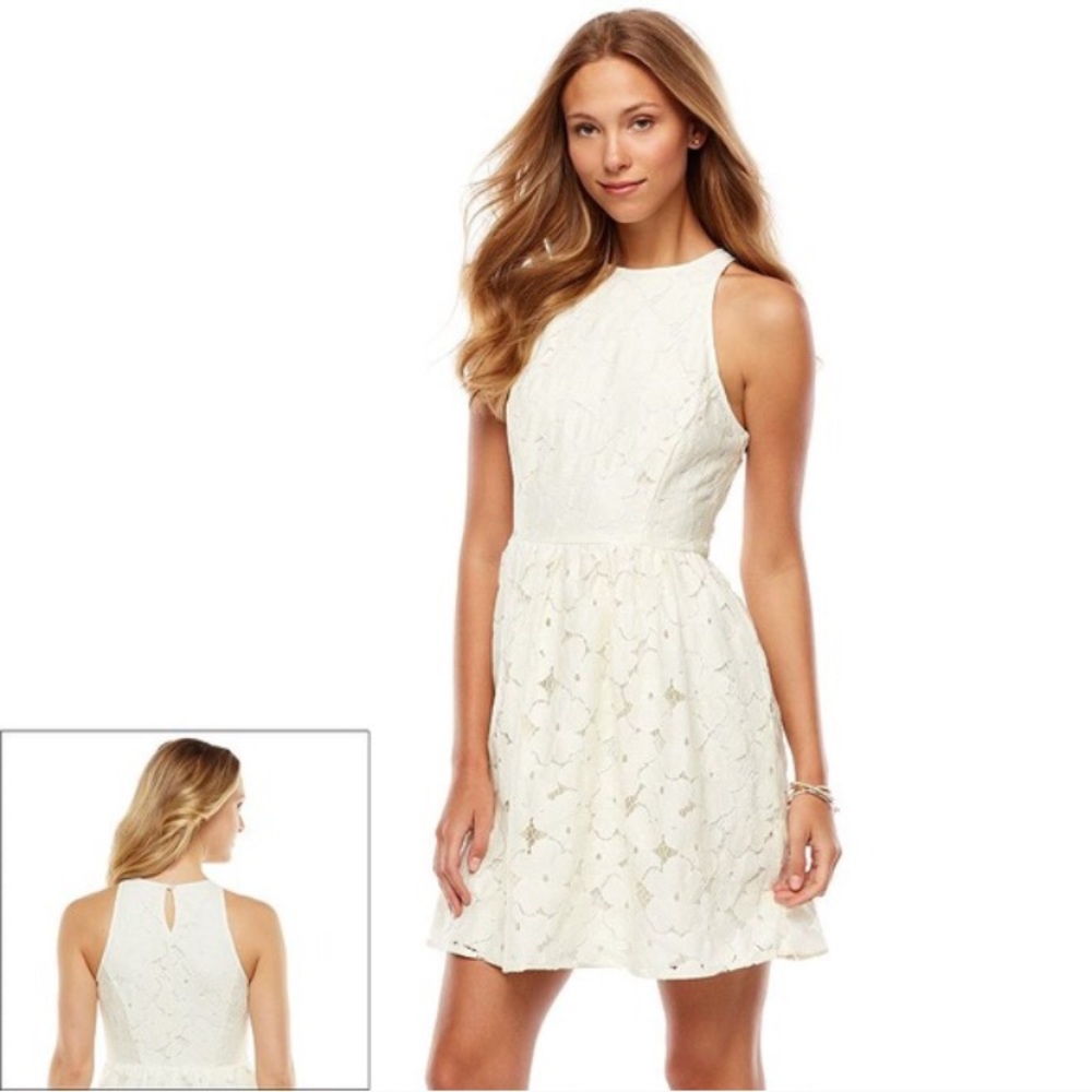 NWT Lauren Conrad Garden Blooms Fit & Flare Dress