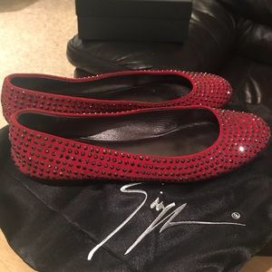 Crystal beaded flats