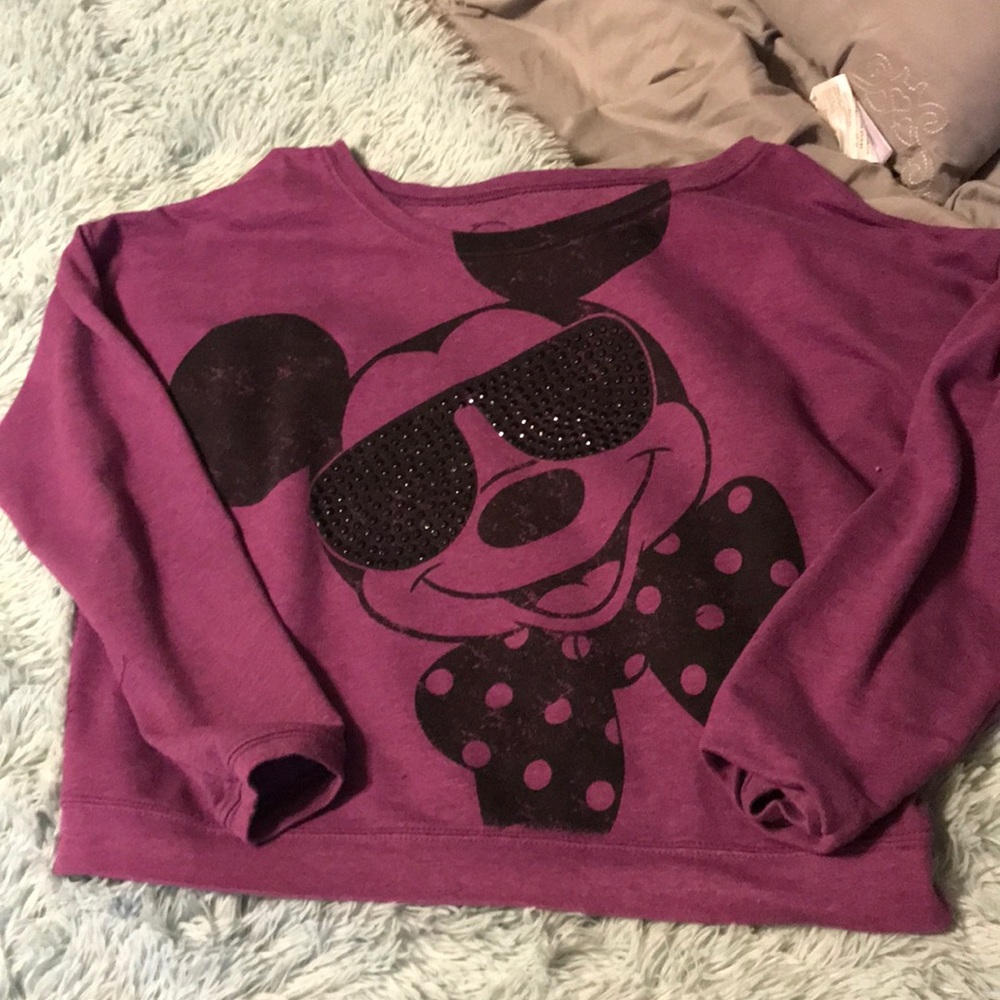 Mickey Mouse cropped sweatshirt