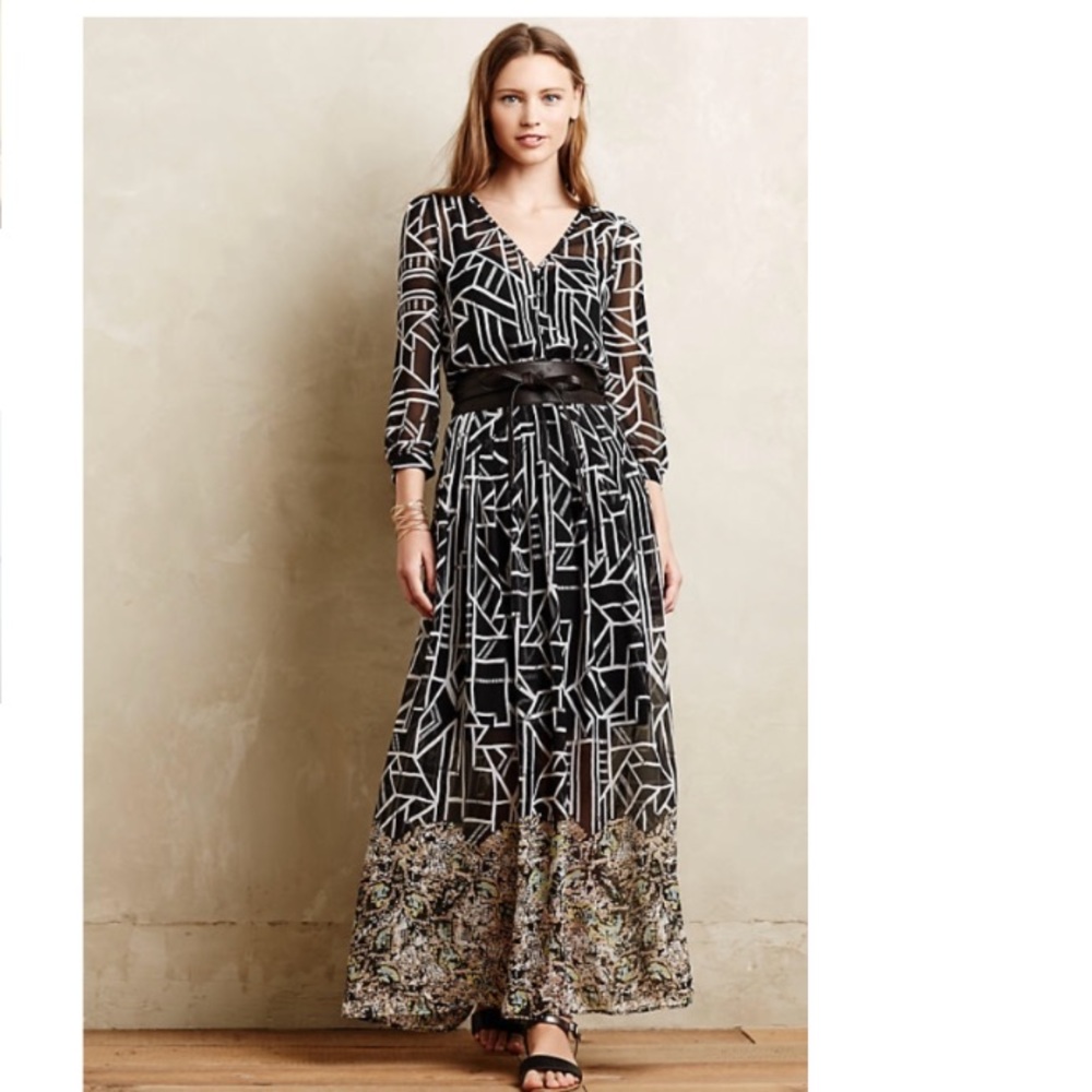 💋Antropolgie Moulinette Soeours  Maxi Dress