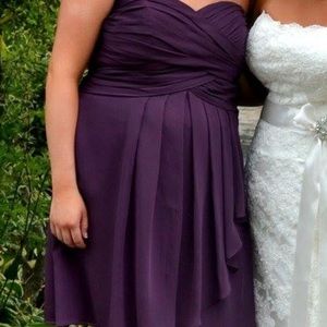 Bridesmaid Plum Dress