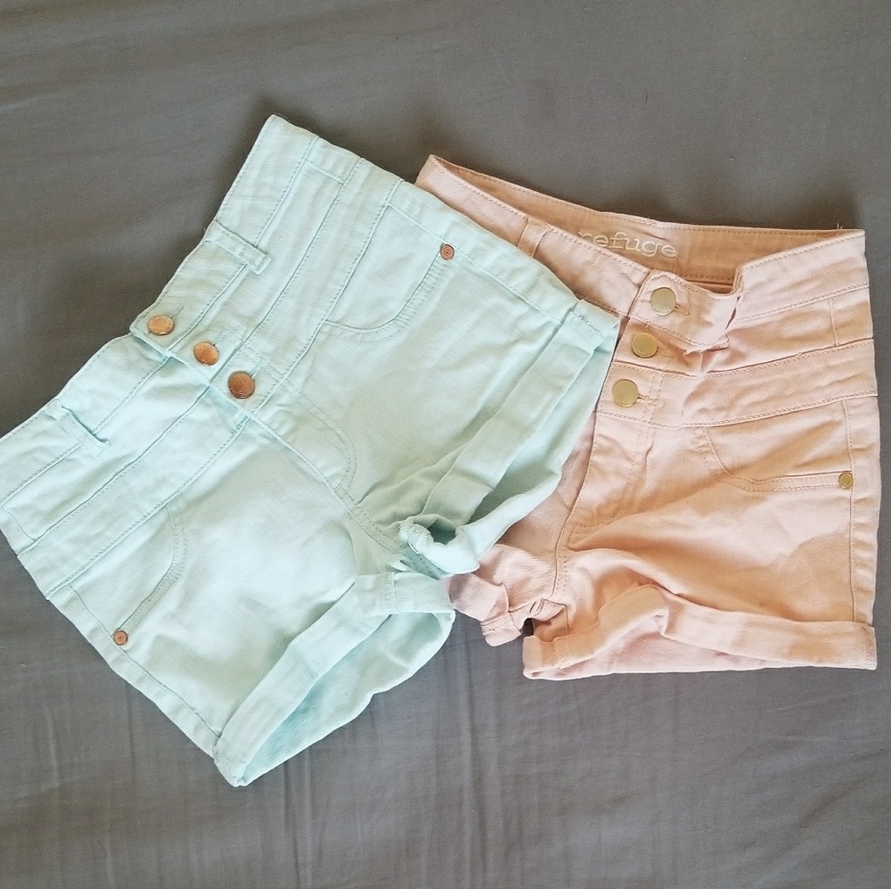 High Waisted Pastel Shorts.