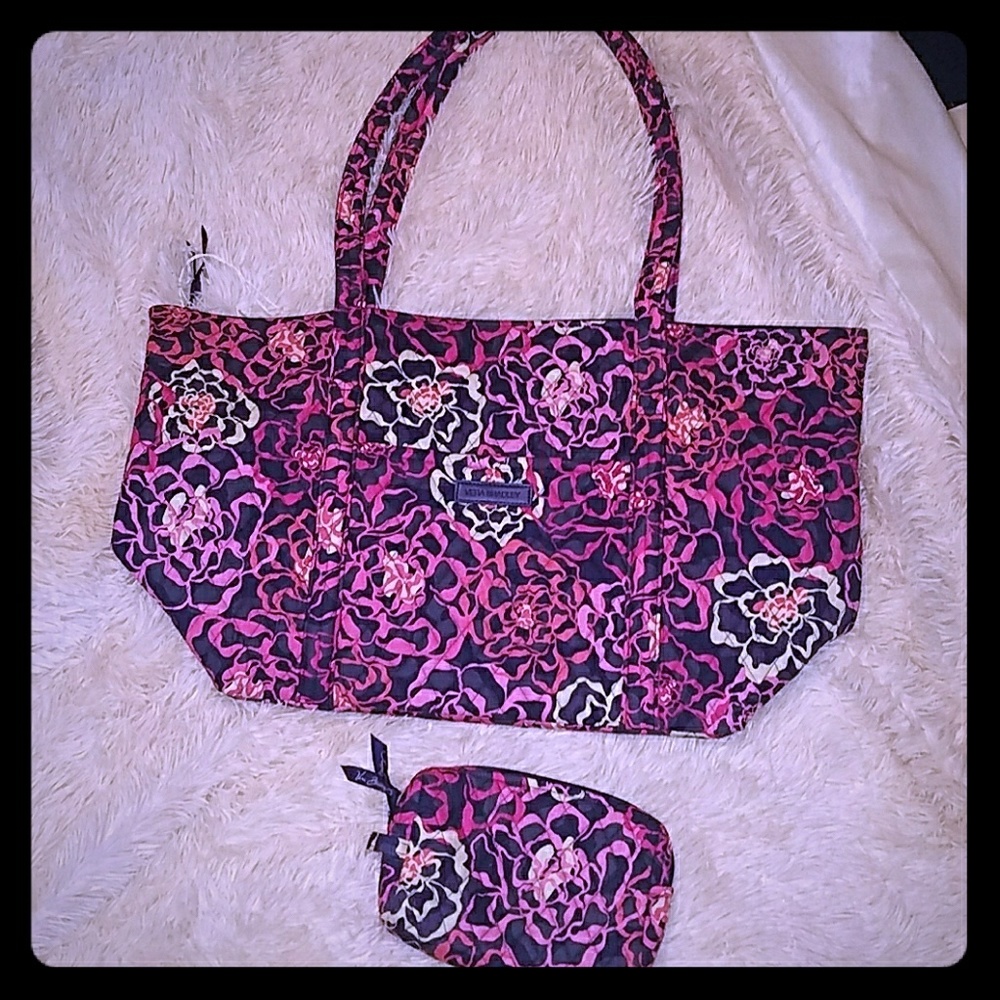 XL Vera Bradley BAG w cosmetic bag (KATALINA)