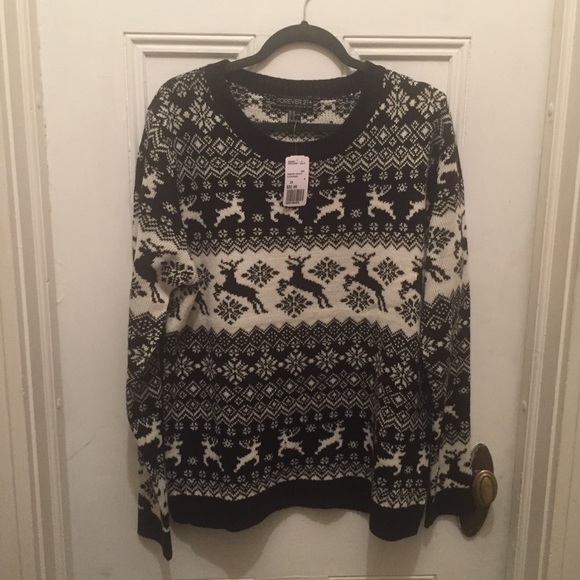 NWT Forever 21 Holiday Sweater - Picture 1 of 2
