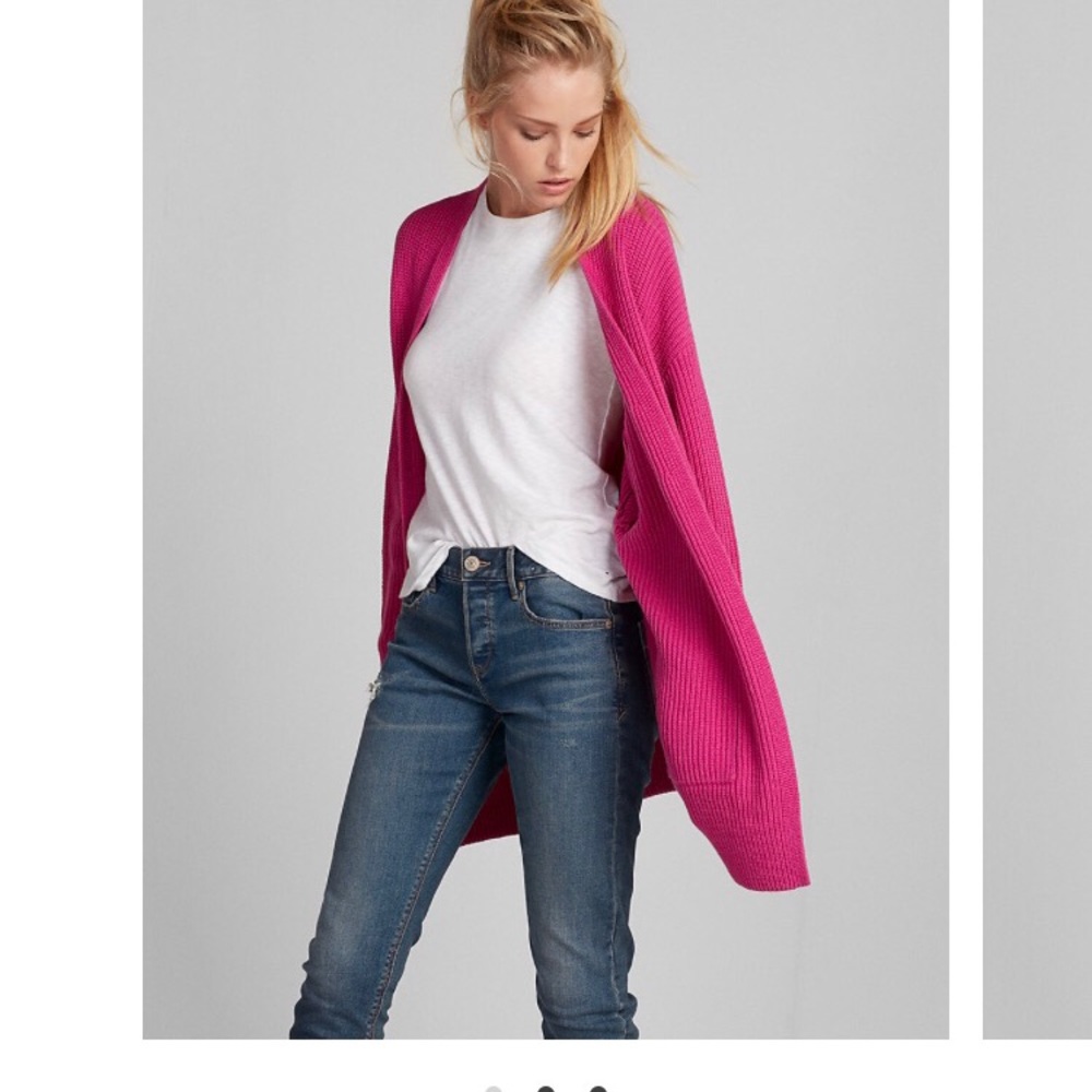 NWT express xs shaker knit wedge sweater