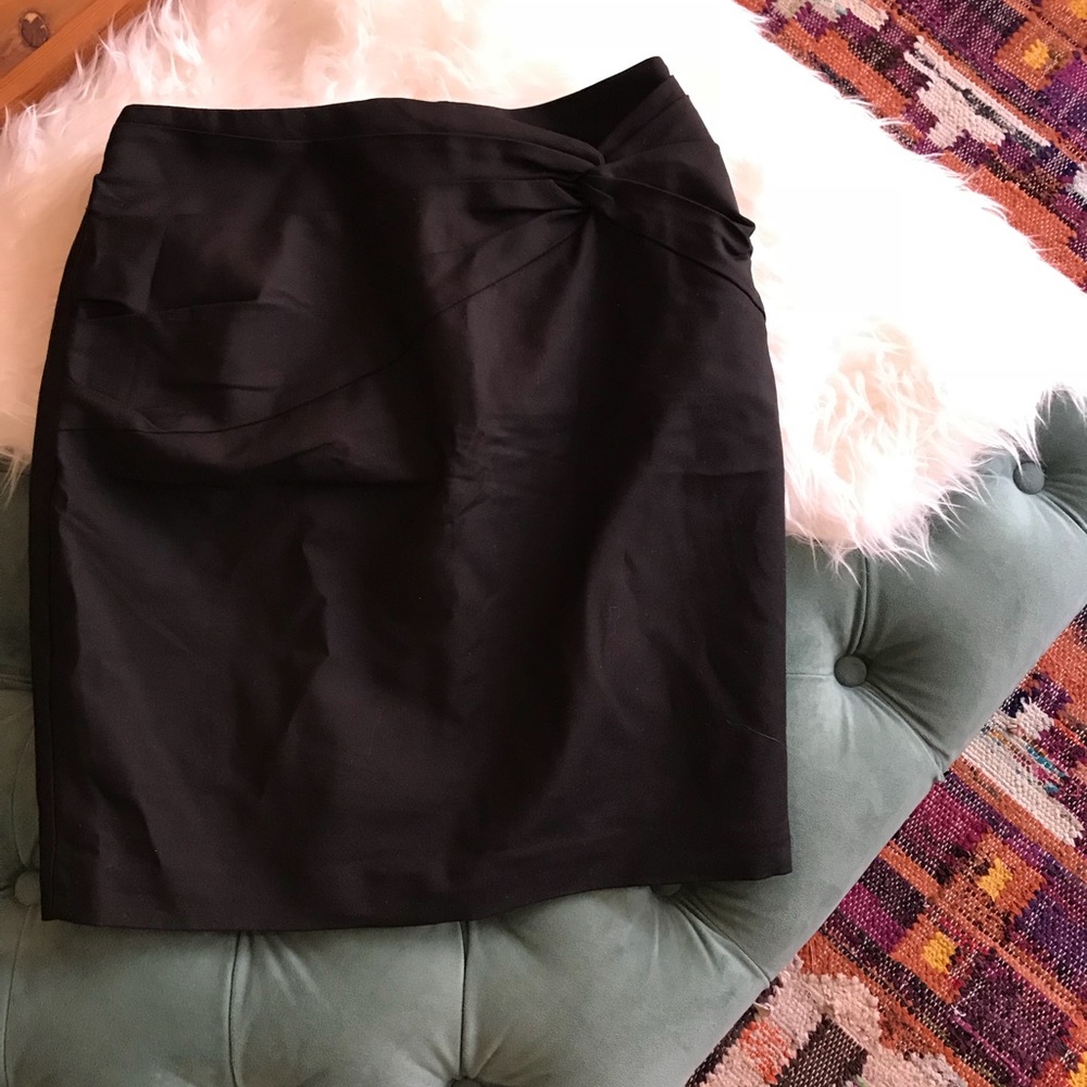 Black pencil skirt