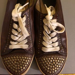 Frye Leather Stud Sneakers