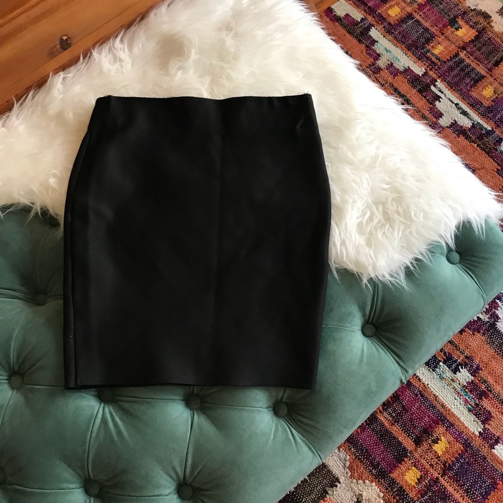 Black bandage skirt