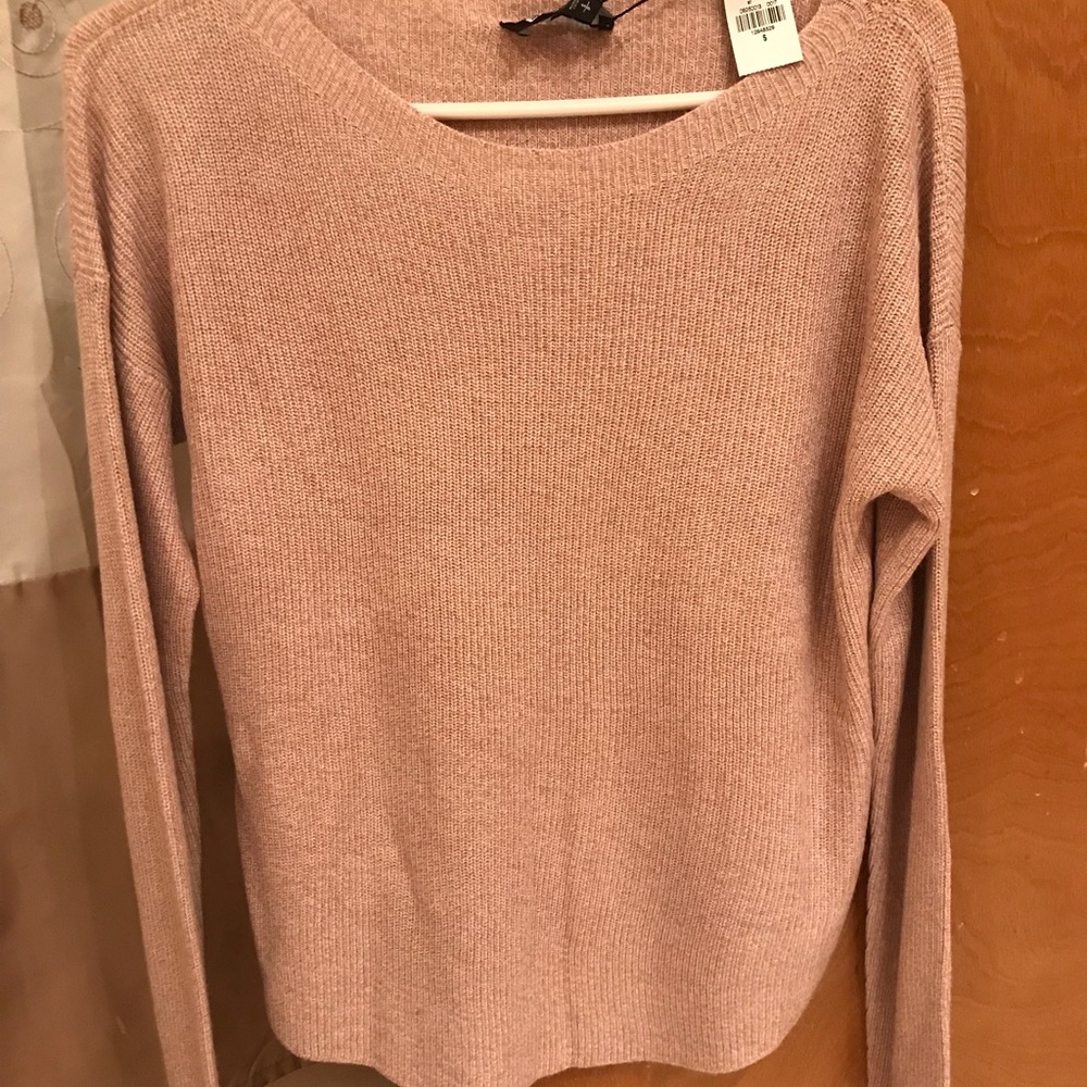 NWT Small Marled Shirttale Hem Sweater