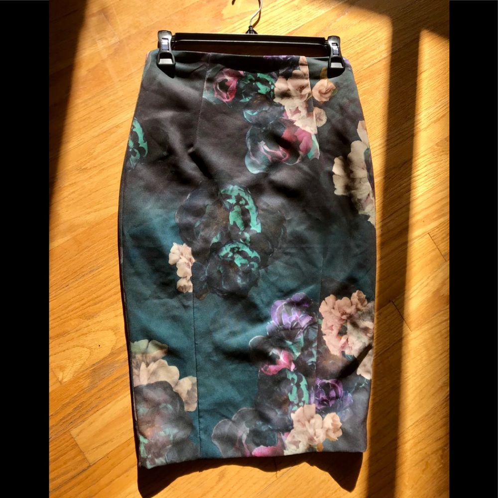 Floral pencil skirt by *H&M*