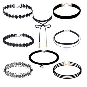 🆕Set of 8 Necklace Chokers