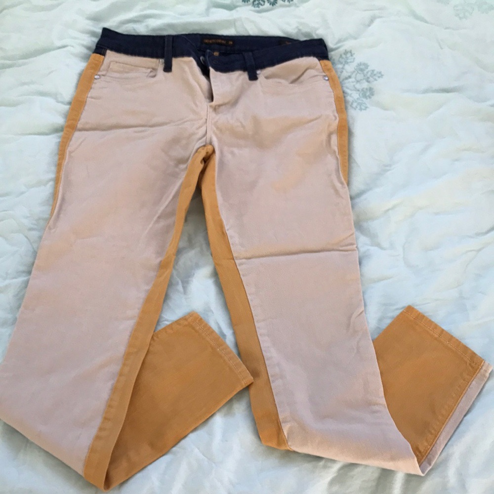 Genetic Denim shya two tone cigarette jeans