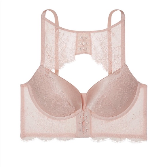 Victoria Secret High Neck Lace Up Bra - Picture 3 of 4