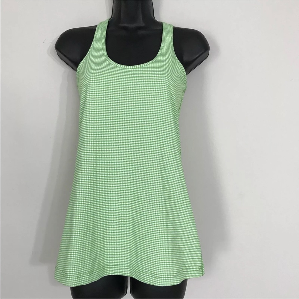 LULULEMON Green Racerback Athletic Tank Top
