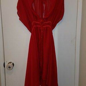 Chiffon tunic blouse