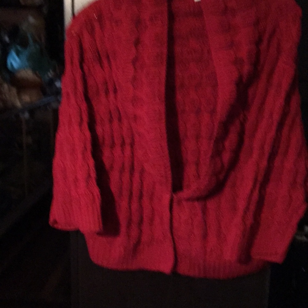 Red sweater