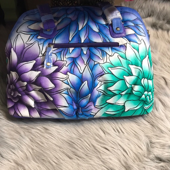 hand painted bag by seventh Ave - Picture 2 of 7