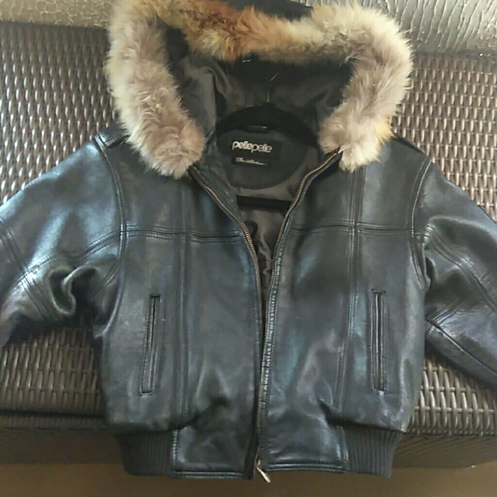 Kids pelle pelle jacket