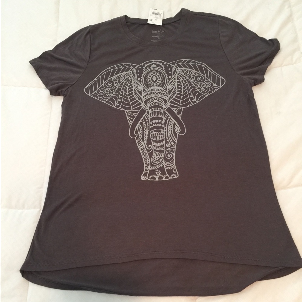 Zoe and Liv Elephant T-shirt