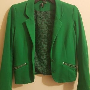 Green blazer