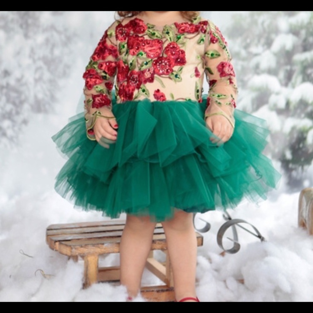 GORGEOUS TODDLER CHRISTMAS PARTY DRESS SIZE 3T