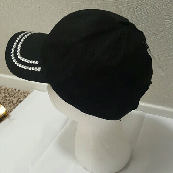 Black Bling Ball Cap - Picture 3 of 4