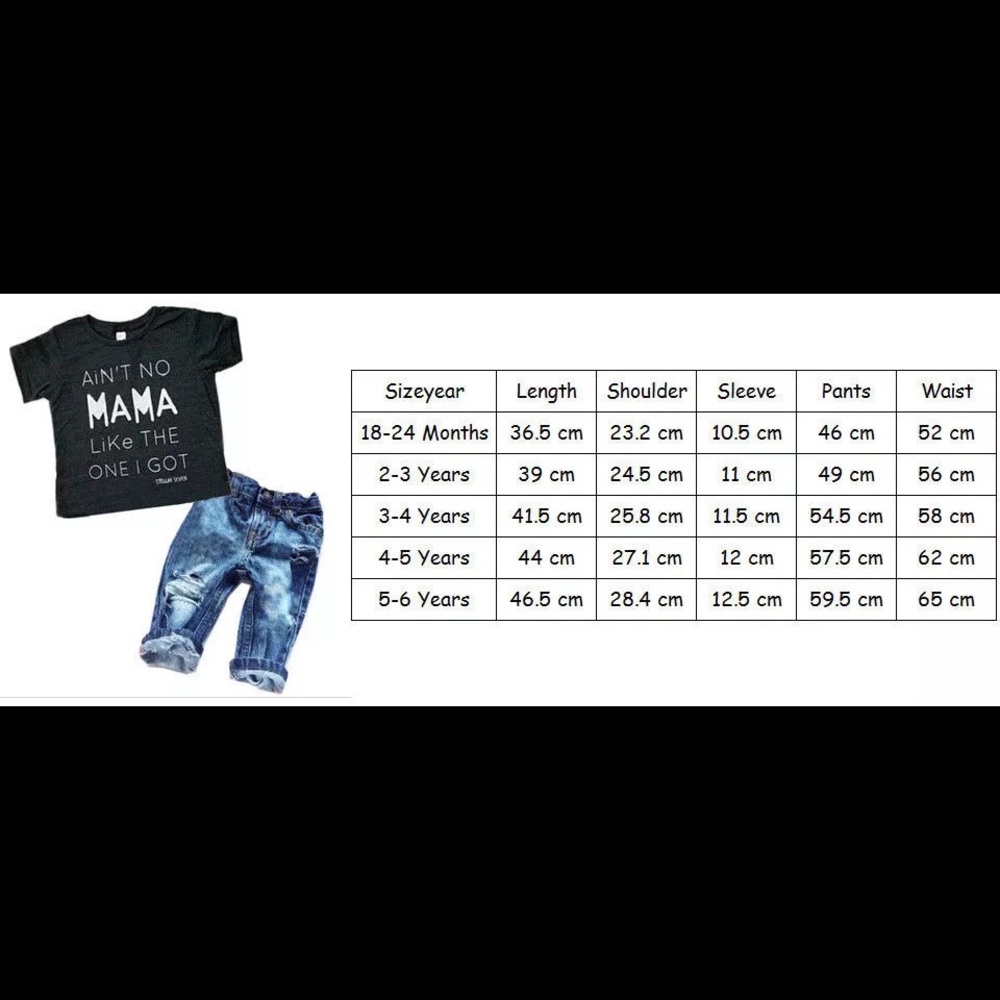 Ain't No Mama Like The One I Got Shirt and Jeans - Picture 3 of 3