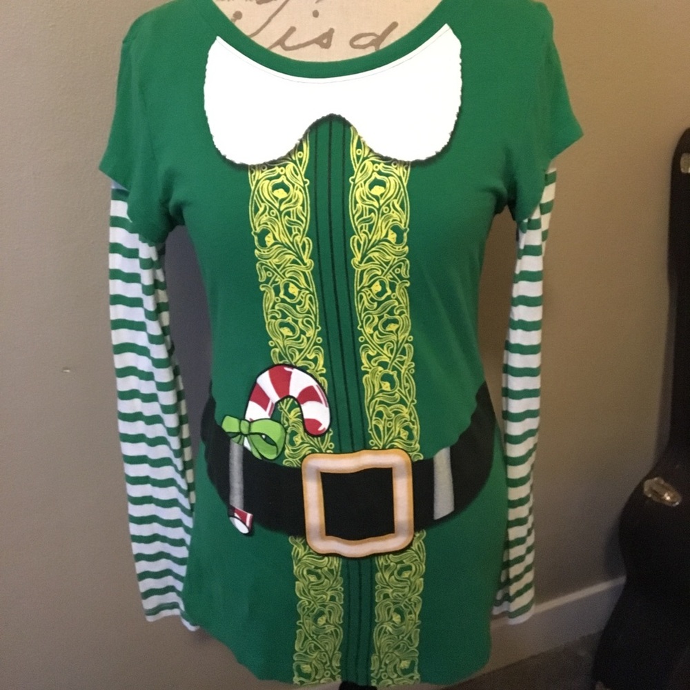 Ugly Christmas Sweater Party Elf Shirt