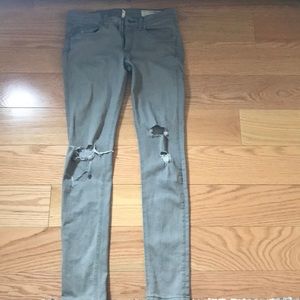 Rag and Bone grey skinny jeans size 27