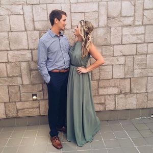 Beautiful Sage Green Bridesmaid Dress