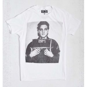 Elvis Presley Mugshot T-Shirt Mens Womens Unisex Top Tee Gift Present Celebrity
