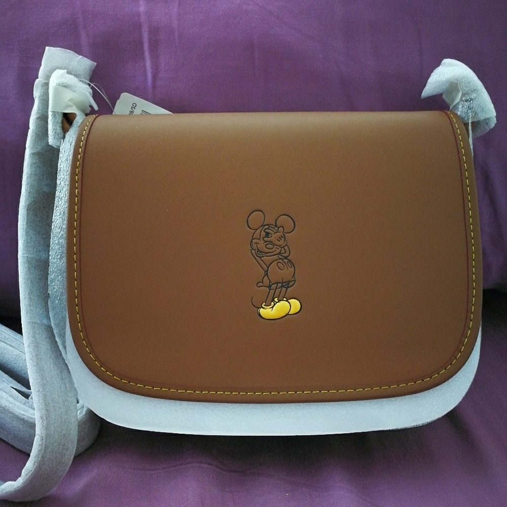 Limited edition coach Mickey crossbody