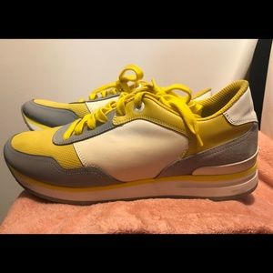 Salvatore Ferragamo Casual Sneakers yellow/gray