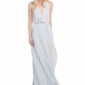 NEW Nouvelle Amsale Long Halter Dress