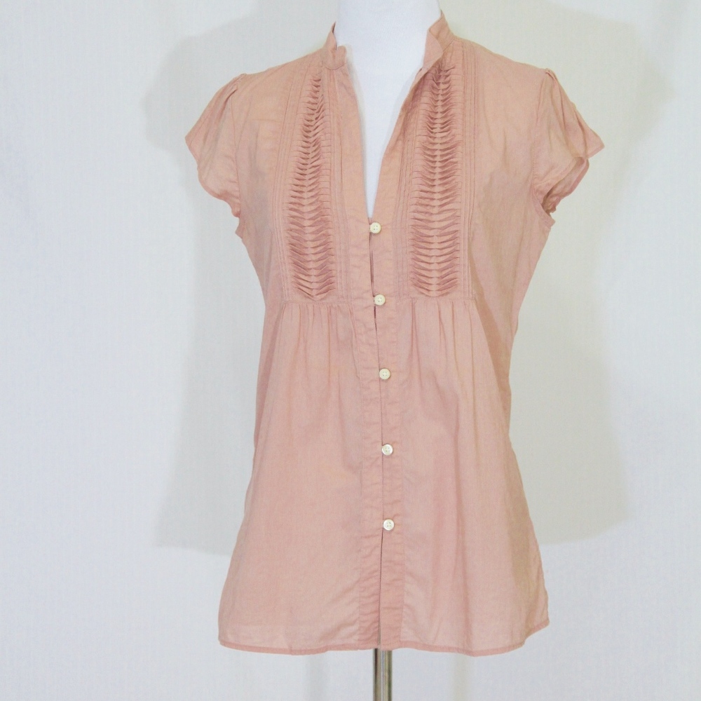 Cotton Top with cap sleeves EUC