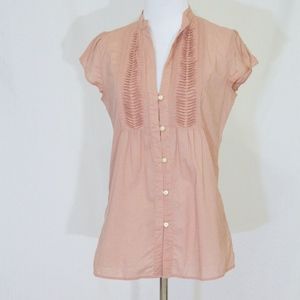 Cotton Top with cap sleeves EUC