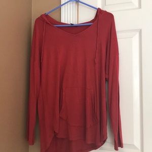 Banana republic long sleeve v-neck light hoodie