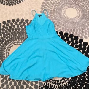 Blue Express fit and flare dress
