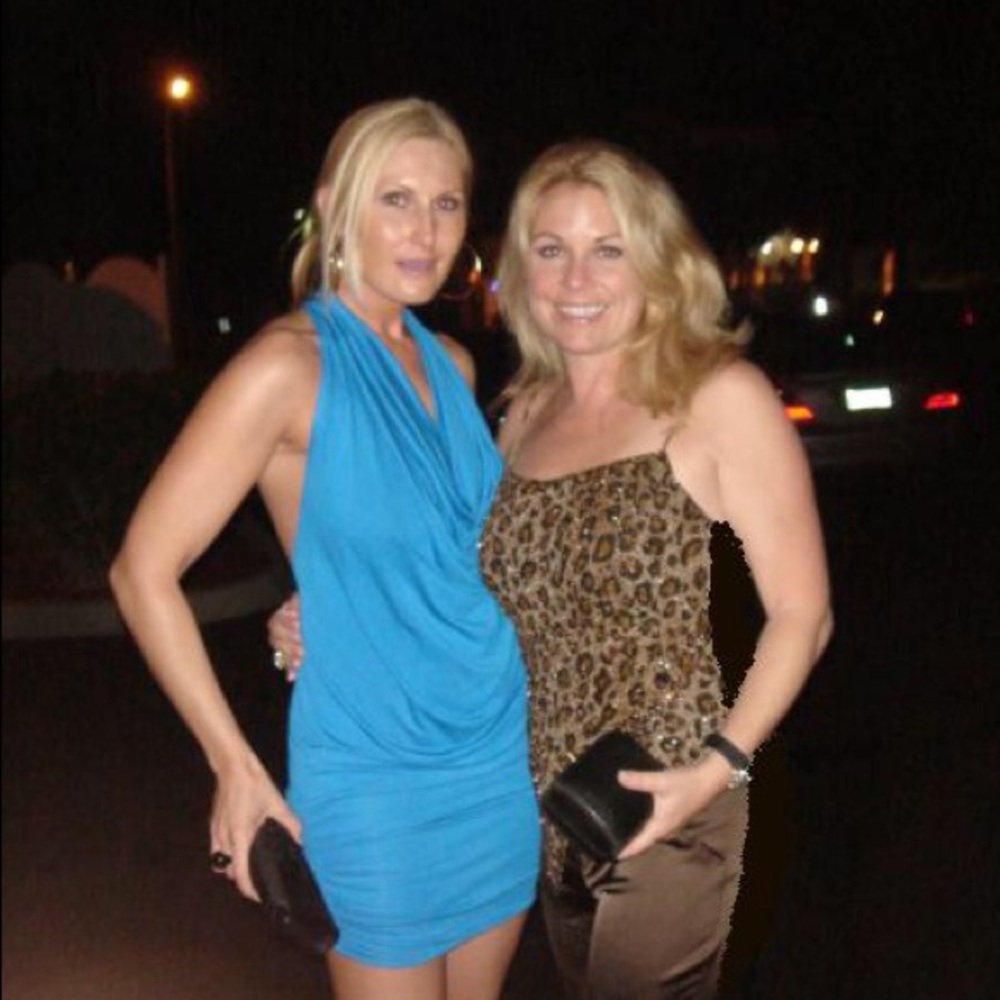 BeBe Blue cocktail/club dress S