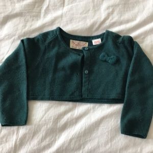 Zara kids short knit cardigan 18-24M