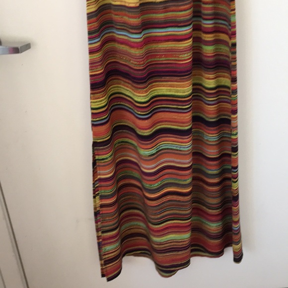 Striped Jamaican style Maxi dress - Picture 5 of 6