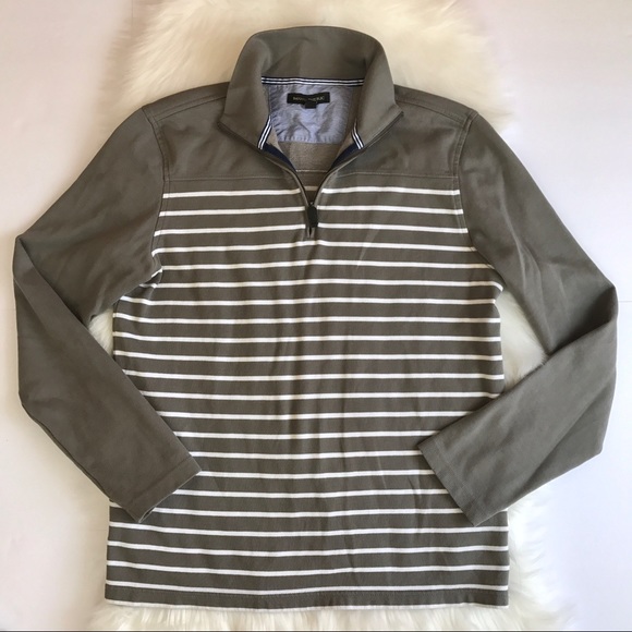 Banana Republic Other - Banana Republic Quarter Zip Stripe Pullover