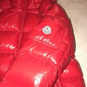 RED BUBBLE MONCLER Jacket Size 3