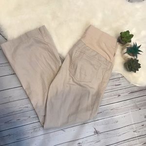Motherhood Maternity Small Tan Stretch Pants