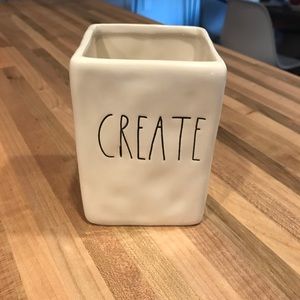 Rae Dunn Clay Create Office Pencil Holder Pen