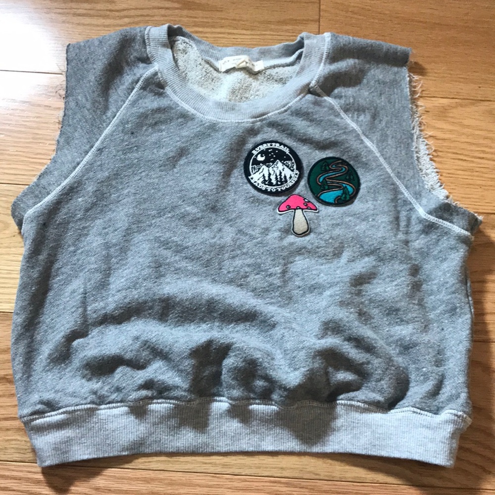 Urban outfitters cropped Sweatshirt