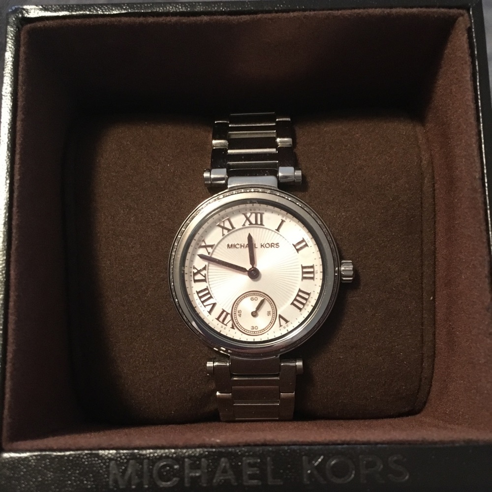 Michael Kors MiniSkylar Watch - Silver/Rose Gold